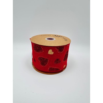 Cinta Corazones mm63x10mt -...
