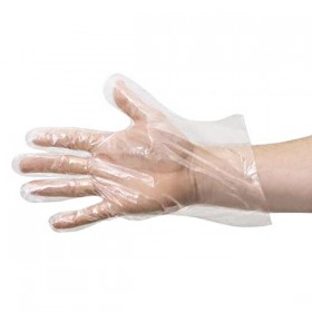 Guantes de plástico granulado