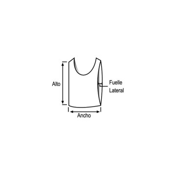 Bolsas de plástico camiseta blanca, fabricada con polietileno