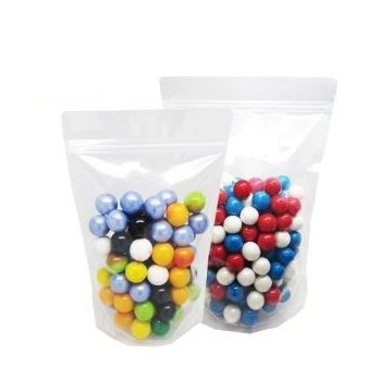 Bolsa doypack de plástico transparente